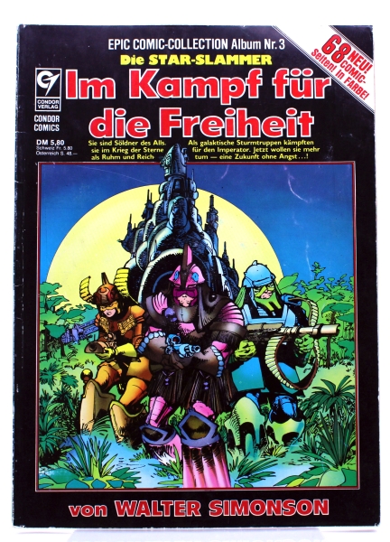 Epic Comic-Collection Comic Album Nr. 3 (1982): Star-Slammer